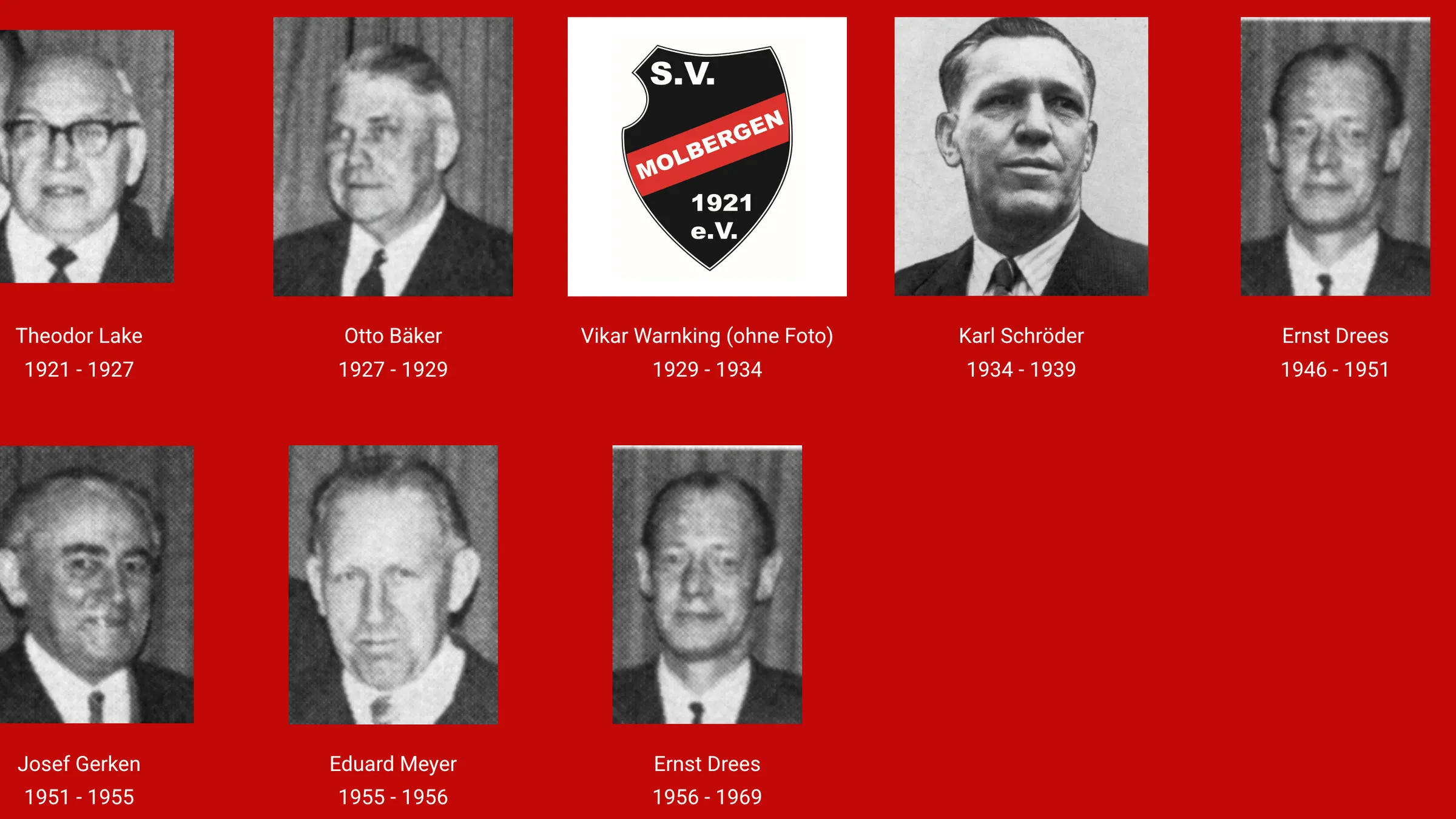 Vorsitzende Reihe 1